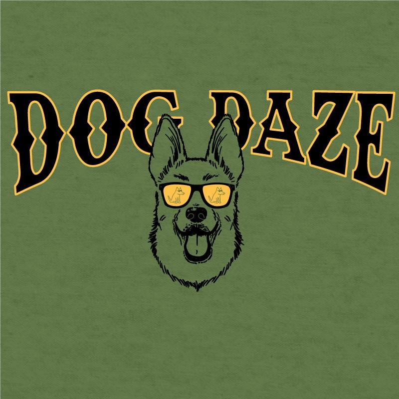 Dog Daze - German Shepherd Dog - Lightweight Tee
