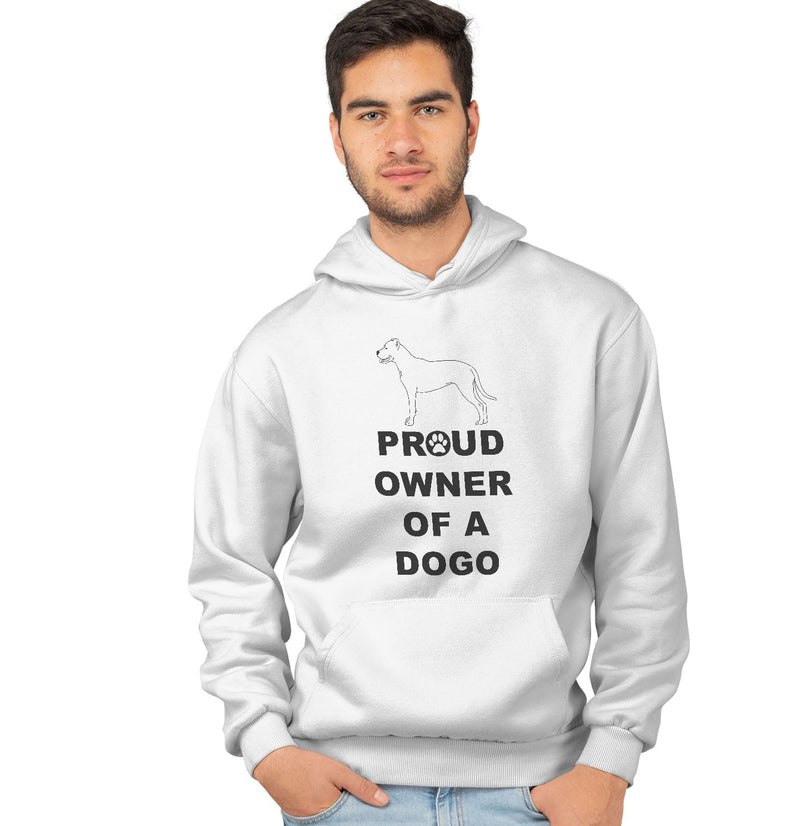 Dogo Argentino Proud Owner - Adult Unisex Hoodie Sweatshirt