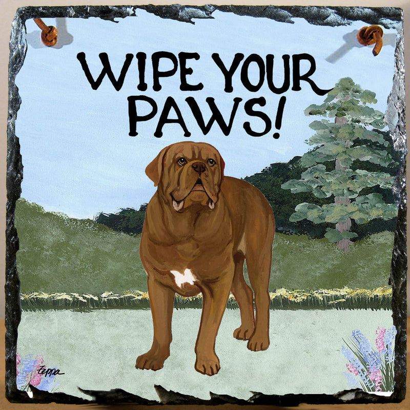 Dogue de Bordeaux Slate Sign