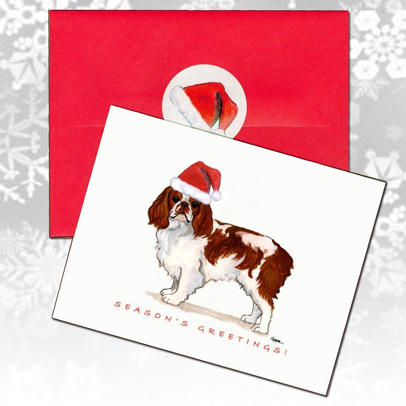 English Toy Spaniel, Blenheim Christmas Note Cards