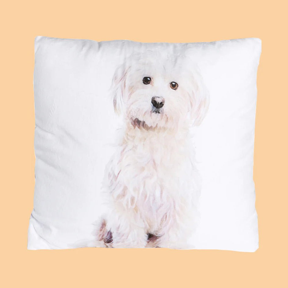 Custom Dog Fleece Pillow - Classic Design