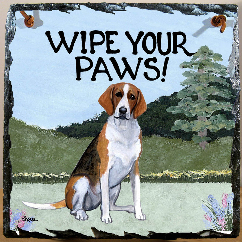American Foxhound Slate Sign