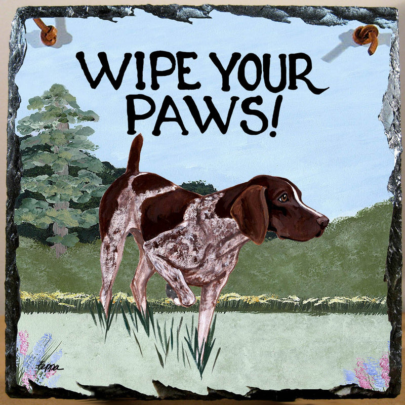 German Shorthaired Pointer Slate Sign
