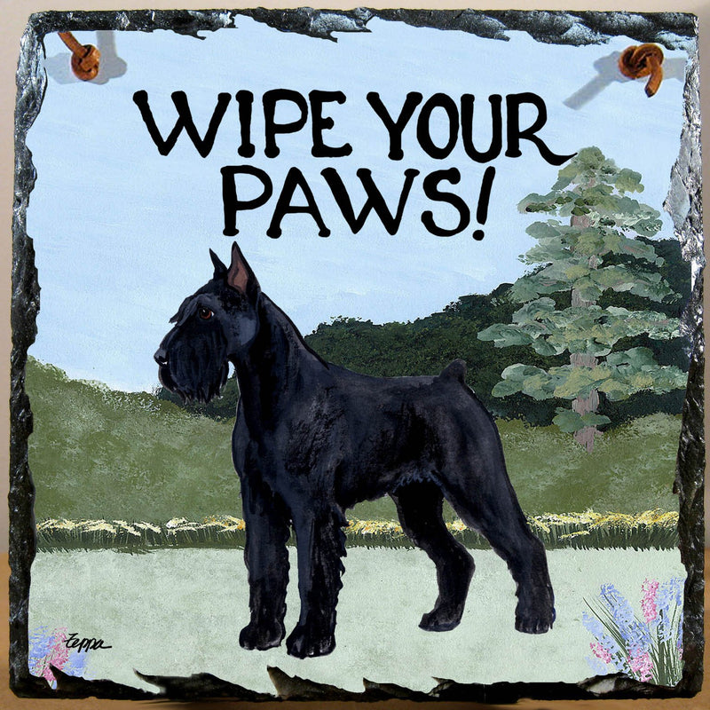 Giant Schnauzer Slate Sign