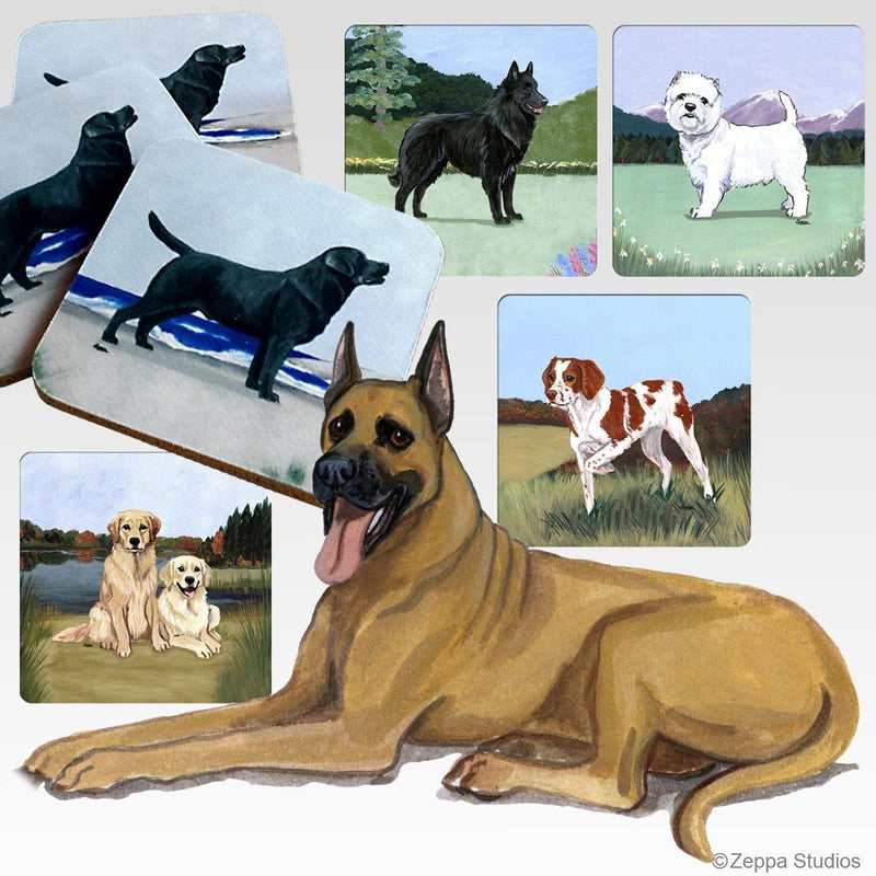 Great Dane Scenic Square Coaster