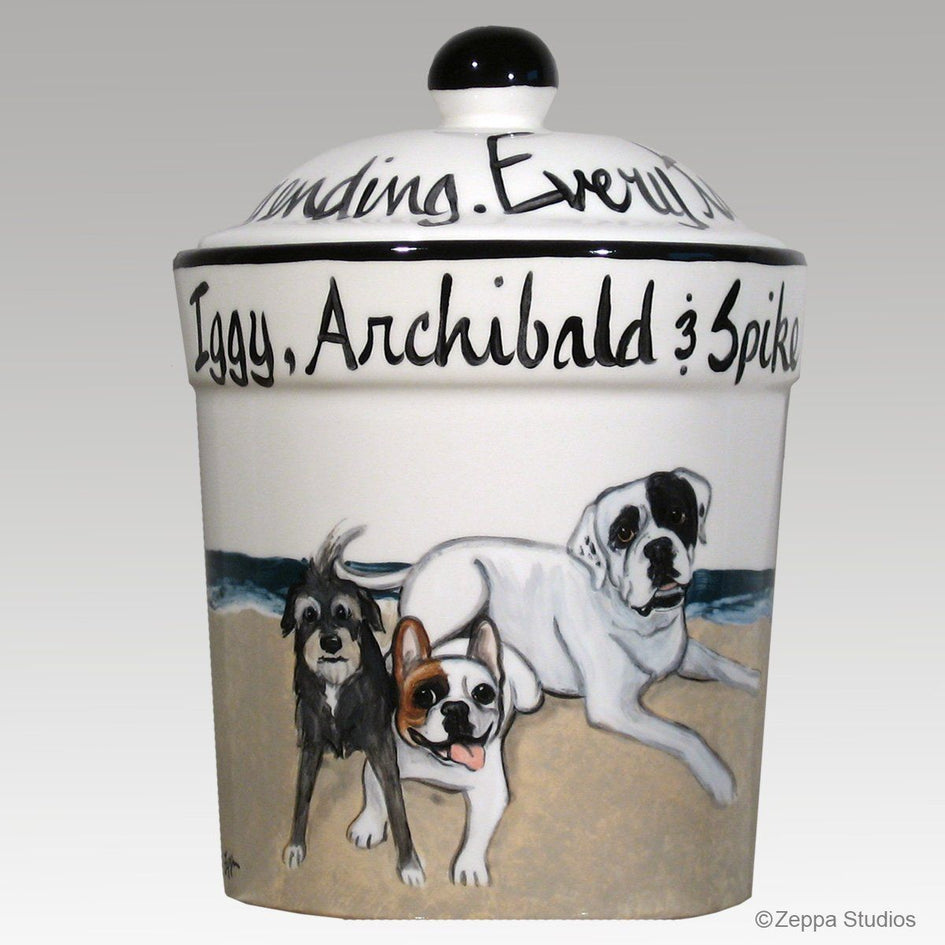 Hand-Painted Personalized Treat Jar