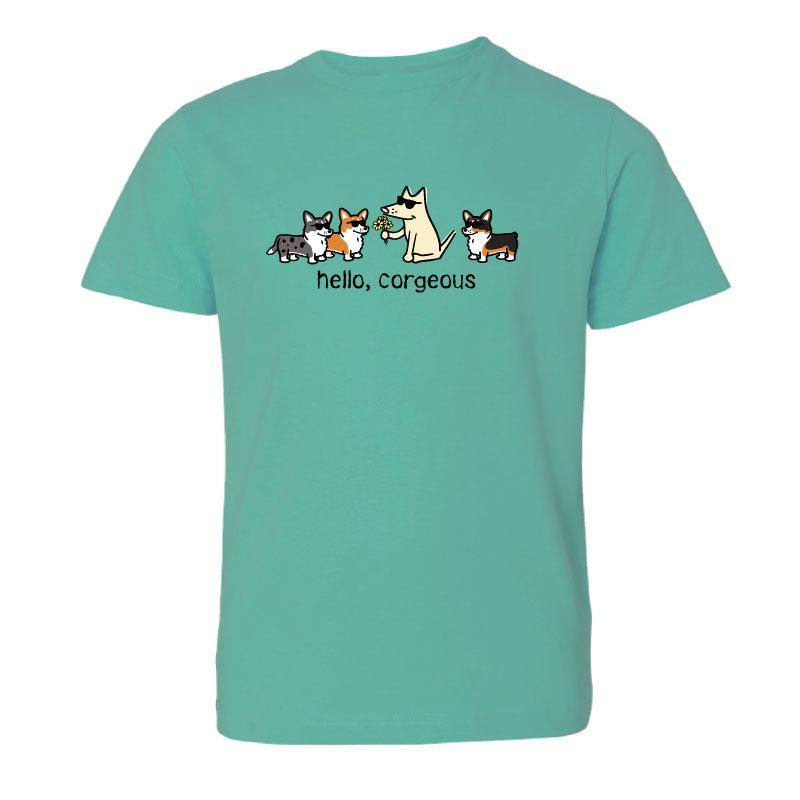 Hello, Corgeous - T-Shirt - Kids