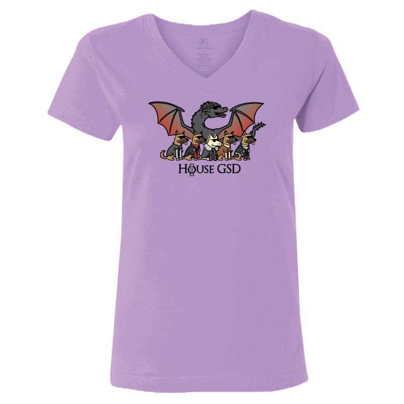 House GSD - Ladies T-Shirt V-Neck