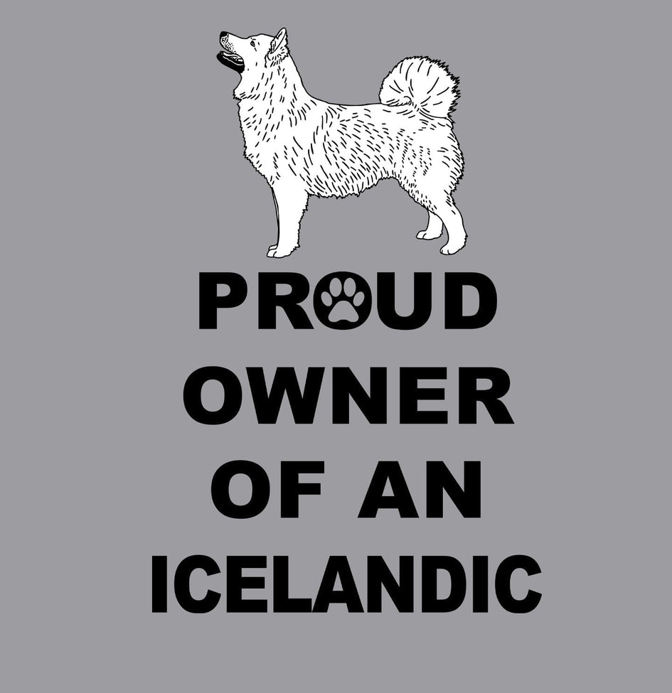 Icelandic Sheepdog Proud Owner - Women's V-Neck T-Shirt