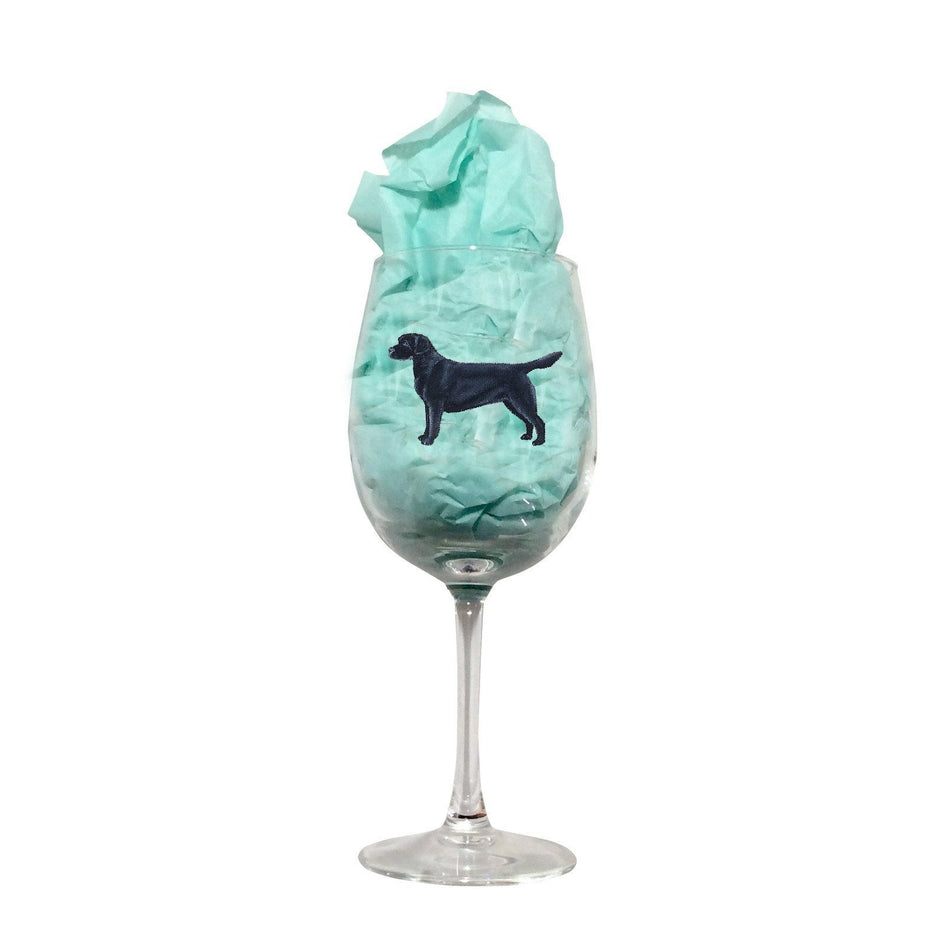Hand-Painted Dog Breed Wine Glass - Sporting Group