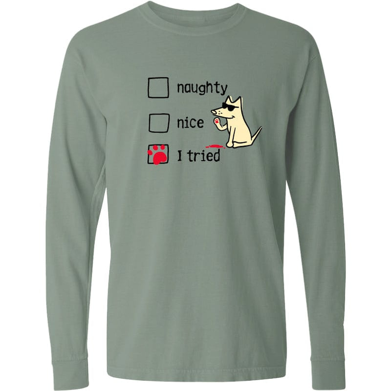 Naughty Nice I Tried - Classic Long-Sleeve T-Shirt
