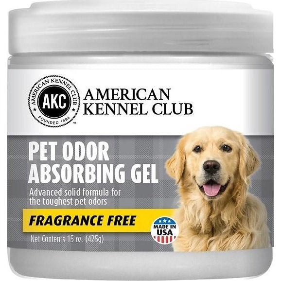 American Kennel Club Fragrance Free Pet Odor Absorbing Solid Gel, 15-oz jar