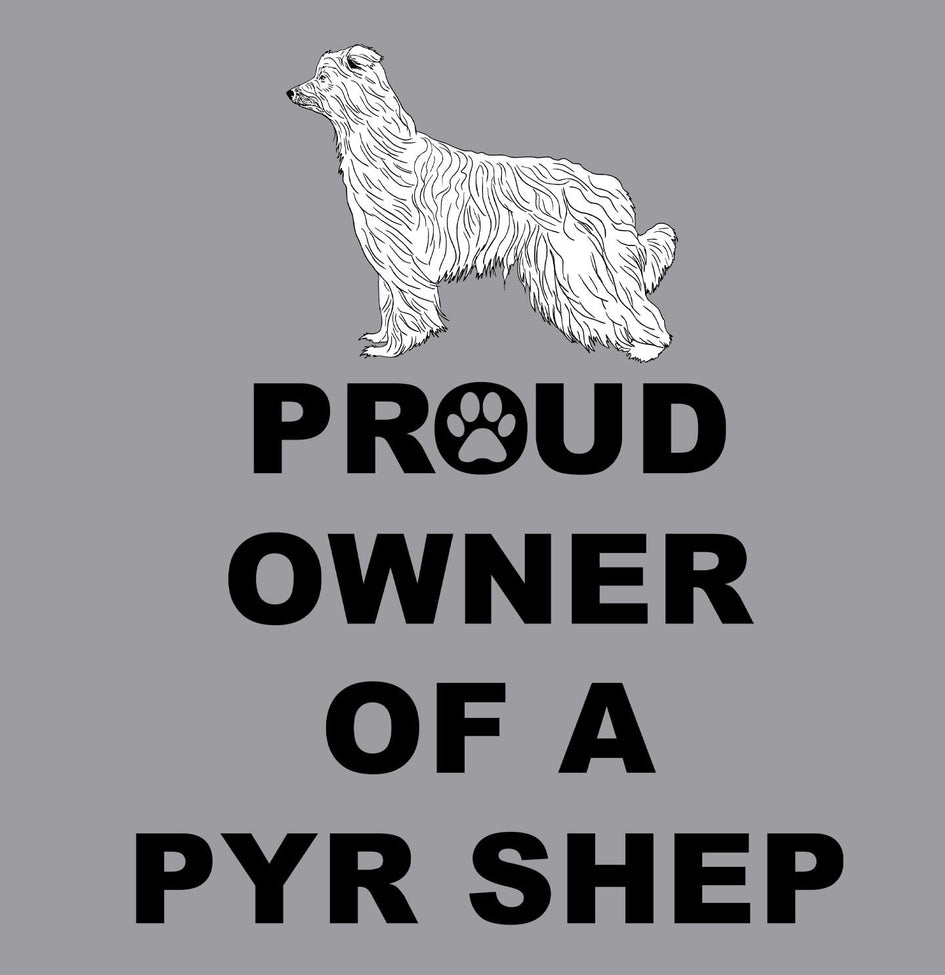 Pyrenean Shepherd Proud Owner - Adult Unisex Crewneck Sweatshirt