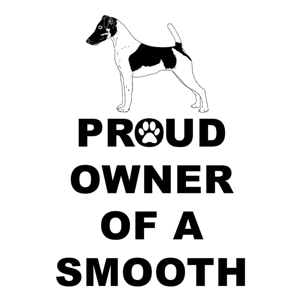 Smooth Fox Terrier Proud Owner - Women's V-Neck T-Shirt