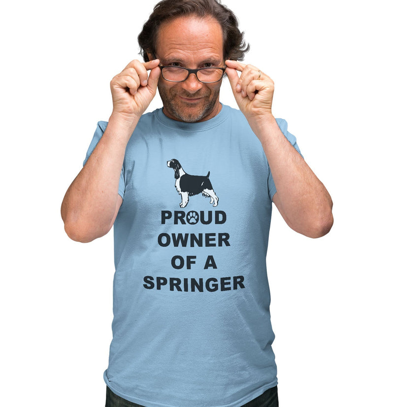 English Springer Spaniel Proud Owner - Adult Unisex T-Shirt