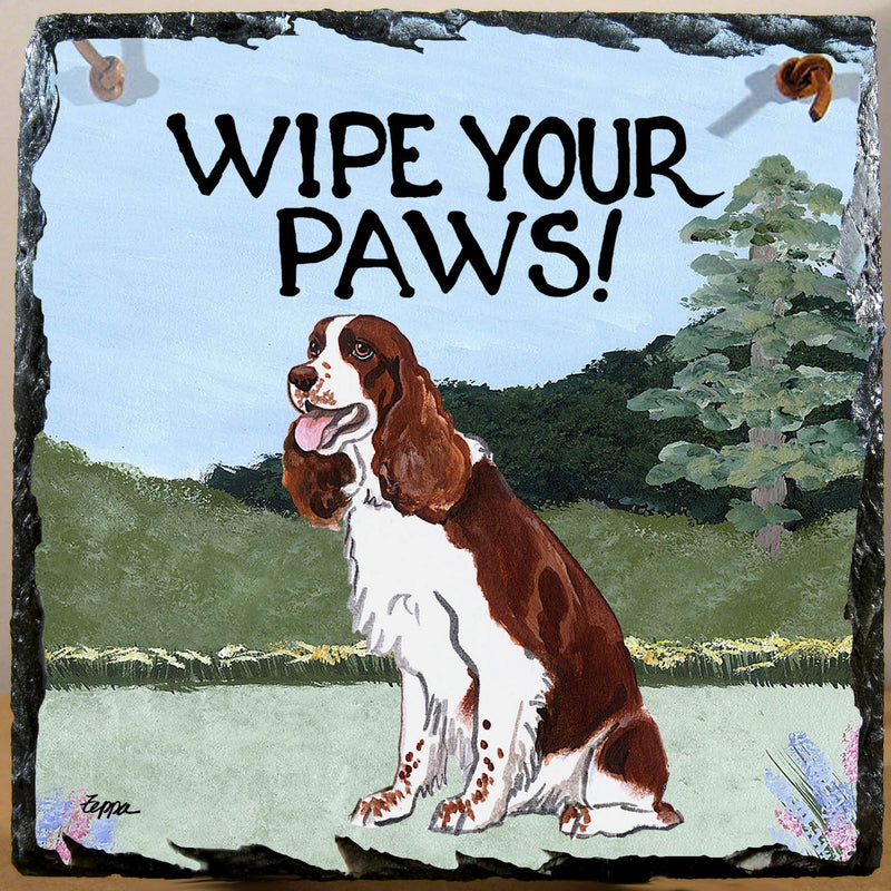 English Springer Spaniel Slate Sign