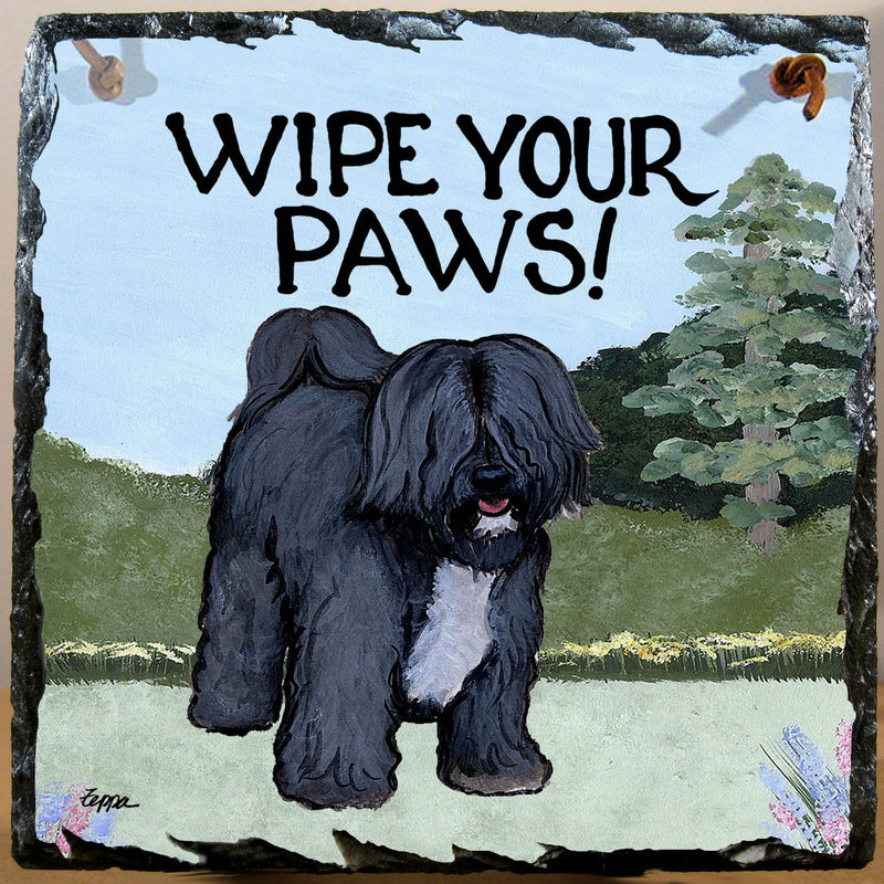 Tibetan Terrier Slate Sign