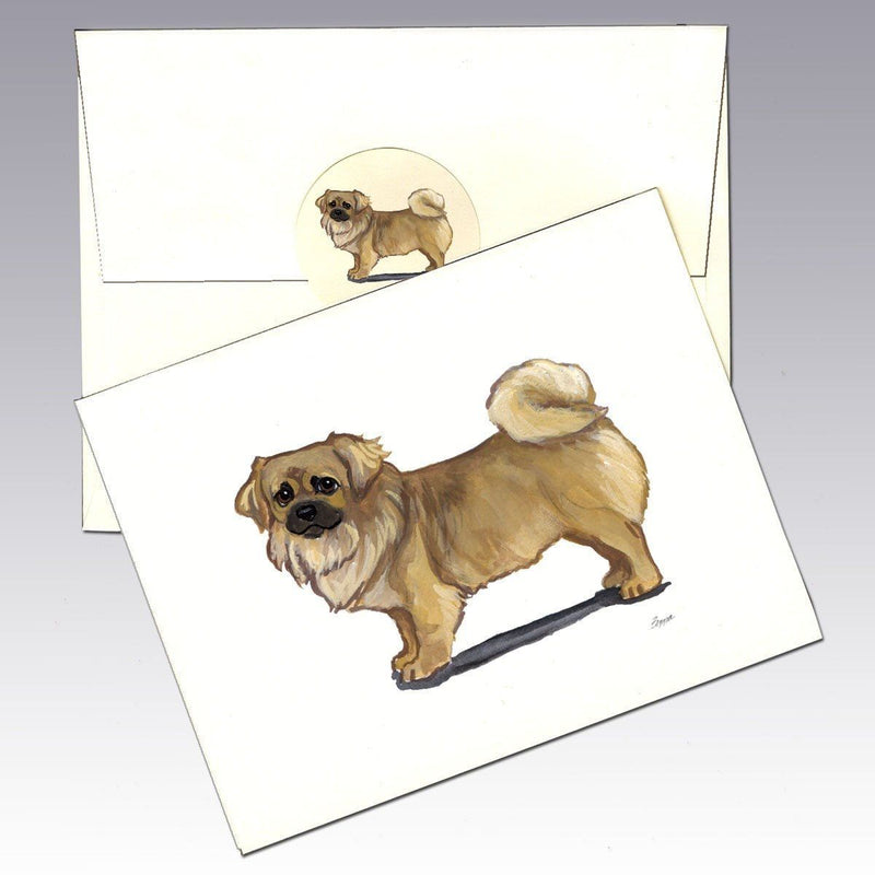 Tibetan Spaniel Note Cards