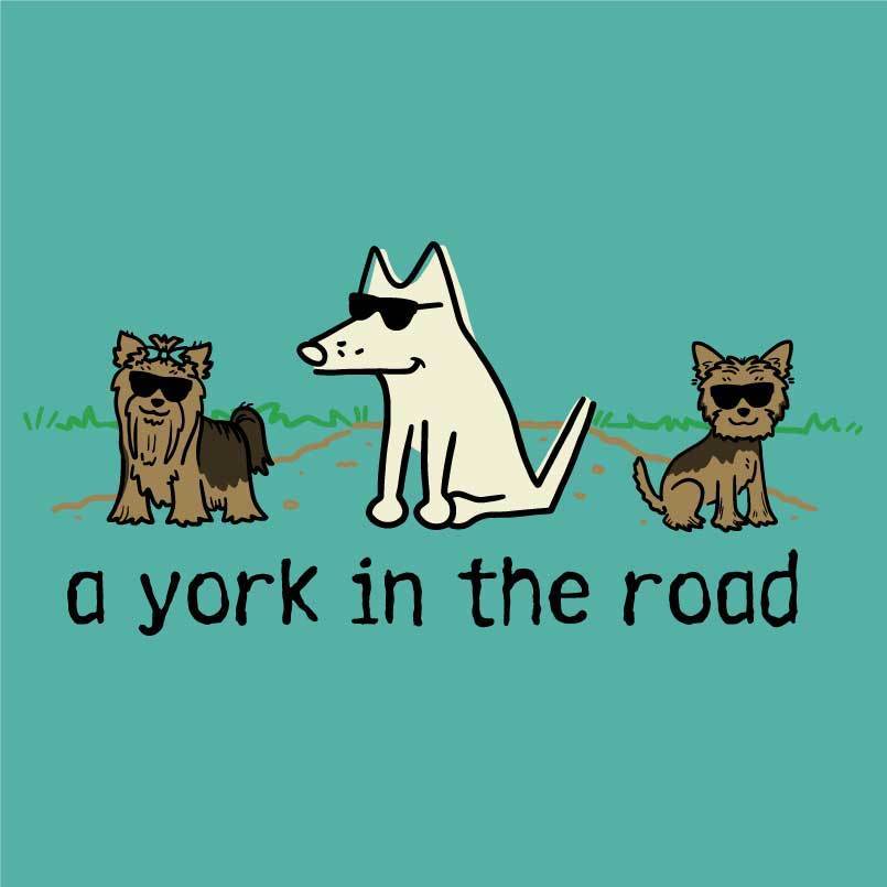 A York In the Road - Ladies T-Shirt V-Neck