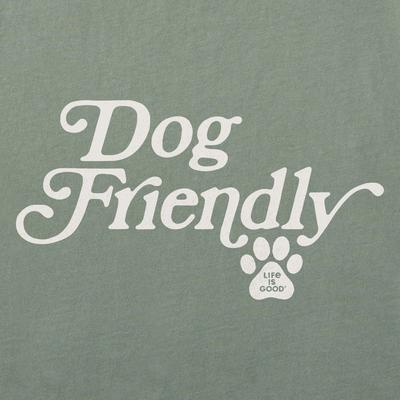 LIFE IS GOOD Women's Dog Friendly Short Sleeve Crusher Boxy Tee