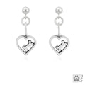 Heart and Bone Earrings