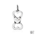 Bone and Heart  Pendant