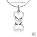 Bone and Heart  Pendant
