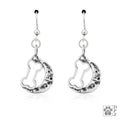 Bark At The Moon Dog Bone Earrings
