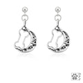 Bark At The Moon Dog Bone Earrings