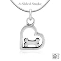 Dog Bone Necklace, You Feed My Soul Pendant