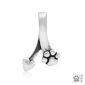 Paw and Heart Necklace, Canine Ties of Love Pendant