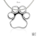 Peek-A-Boo Paws Slide, Paw Print Pendant