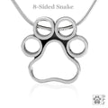 Peek-A-Boo Paws Slide, Paw Print Pendant