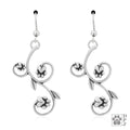 Life's Treasures Paw Print Earrings