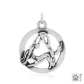Doga Necklace, Adho Mukha Svanasana Pendant