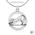 Dog Yoga Necklace, Downward Dog Pendant