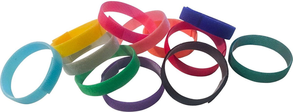 Puppies in Bloom Colorful Puppy Litter Identification Bands, 12 count
