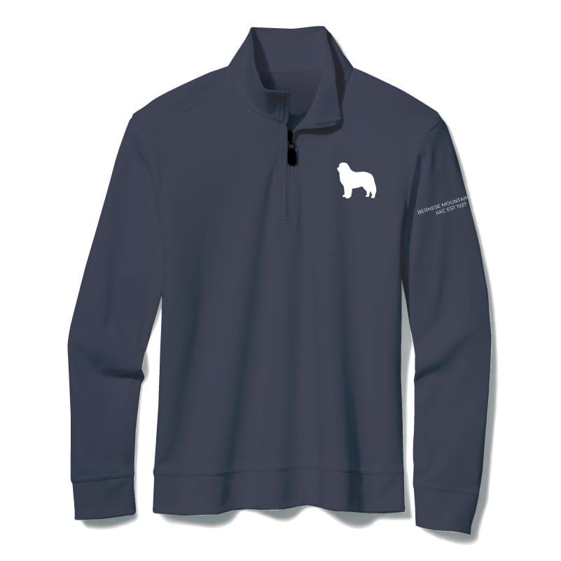 Bernese Mountain Dog Embroidered AKC Quarter Zip