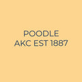 Poodle Embroidered AKC Quarter Zip