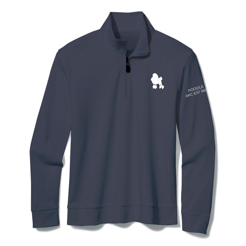 Poodle Embroidered AKC Quarter Zip
