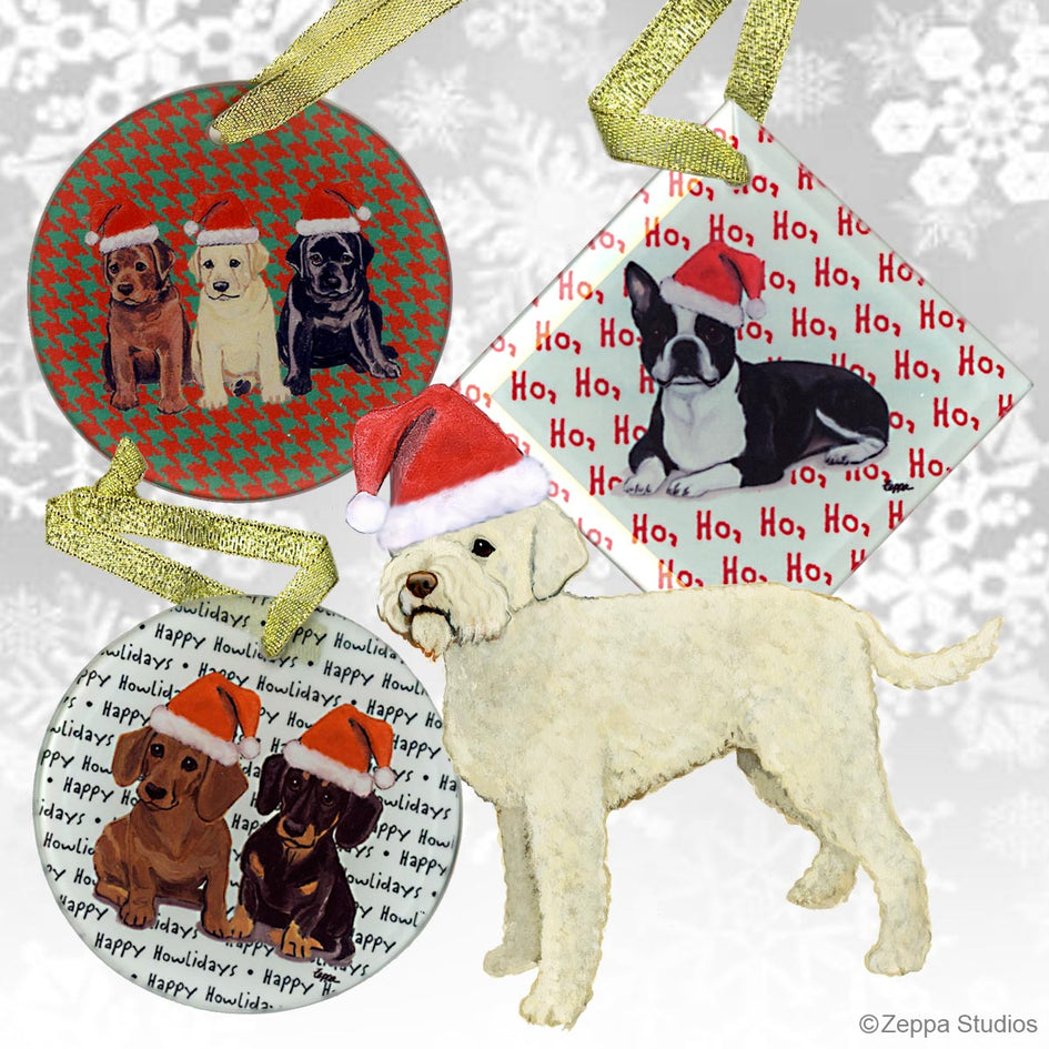 Lagotto Romagnolo "Happy Howlidays" Ornament