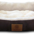 American Kennel Club AKC Burlap Bolster Dog Bed