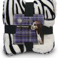 American Kennel Club AKC Animal Print Fleece Dog Blanket