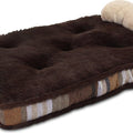 American Kennel Club AKC Blanket & Burlap Stripes Pillow Dog Bed