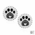 K-9 Cute - Paw Print Post Earrings