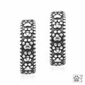 Paw Print Never Ending Paw Hoop Earrings