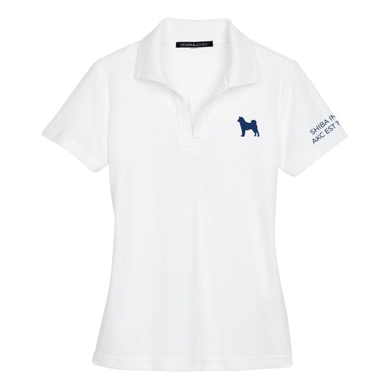 Shiba Inu Embroidered AKC Women's Polo