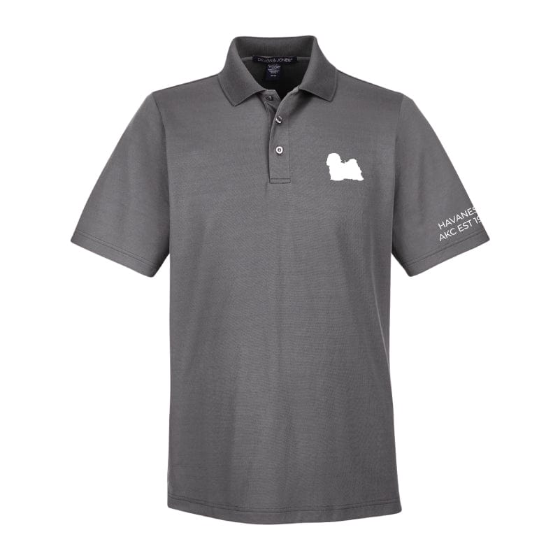 Havanese Embroidered AKC Men's Polo