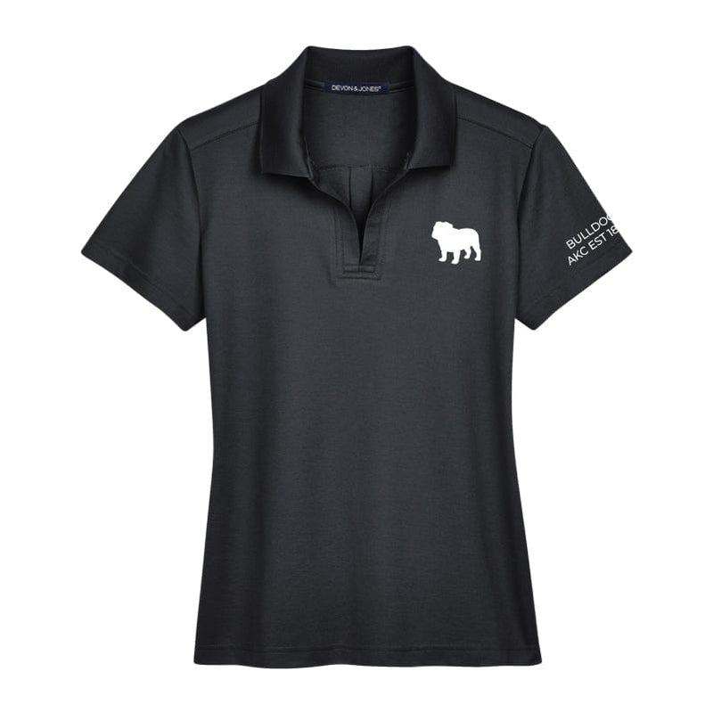 Bulldog Embroidered AKC Women's Polo