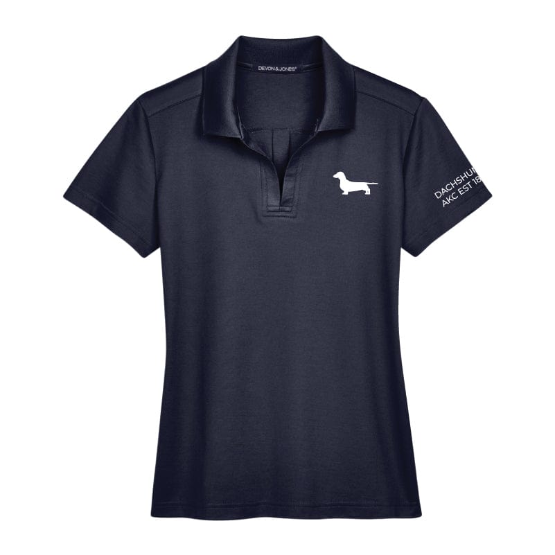 Dachshund Embroidered AKC Women's Polo